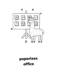 Climate Goal Business 2 paperless office